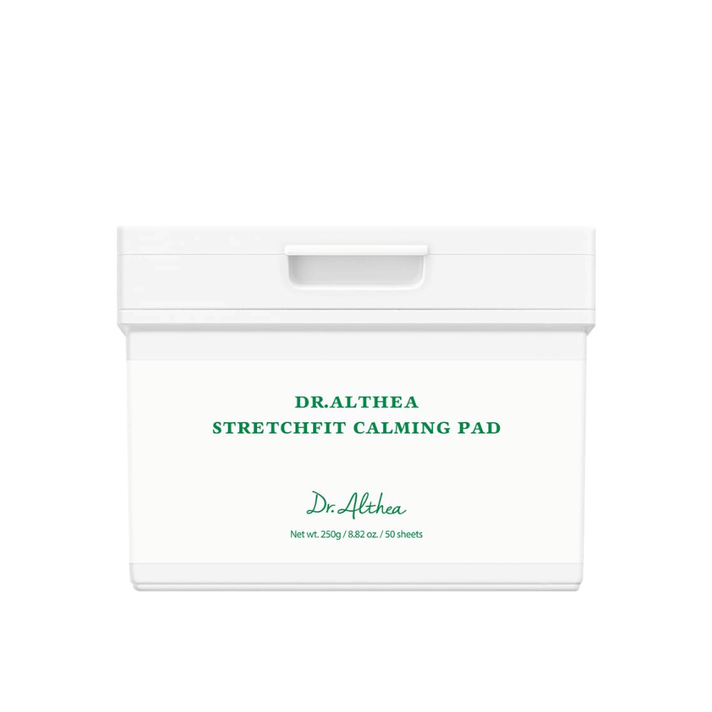 Obrázok – produktový obrázok (Google Images dôležité)
Dr. Althea Stretchfit Calming Pad pleťové tampóny v dóze na upokojujúcu starostlivosť o pleť, hydratáciu a zlepšenie rovnováhy pleti.