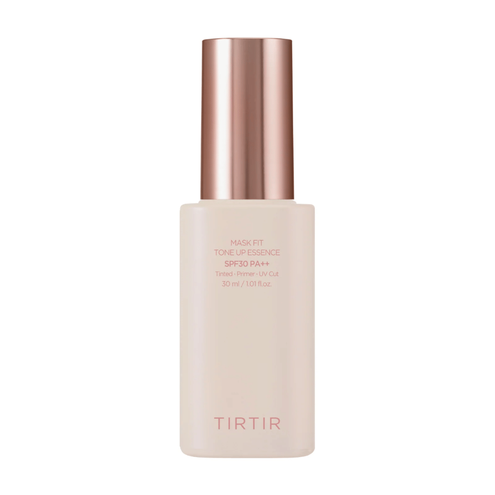 Obrázok produktu "TIRTIR MASK FIT TONE UP ESSENCE" s SPF30 PA++, tónovaný primer, ktorý chráni pred UV žiarením. Obsah: 30 ml.