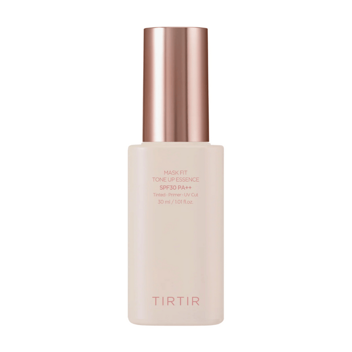 Obrázok produktu "TIRTIR MASK FIT TONE UP ESSENCE" s SPF30 PA++, tónovaný primer, ktorý chráni pred UV žiarením. Obsah: 30 ml.