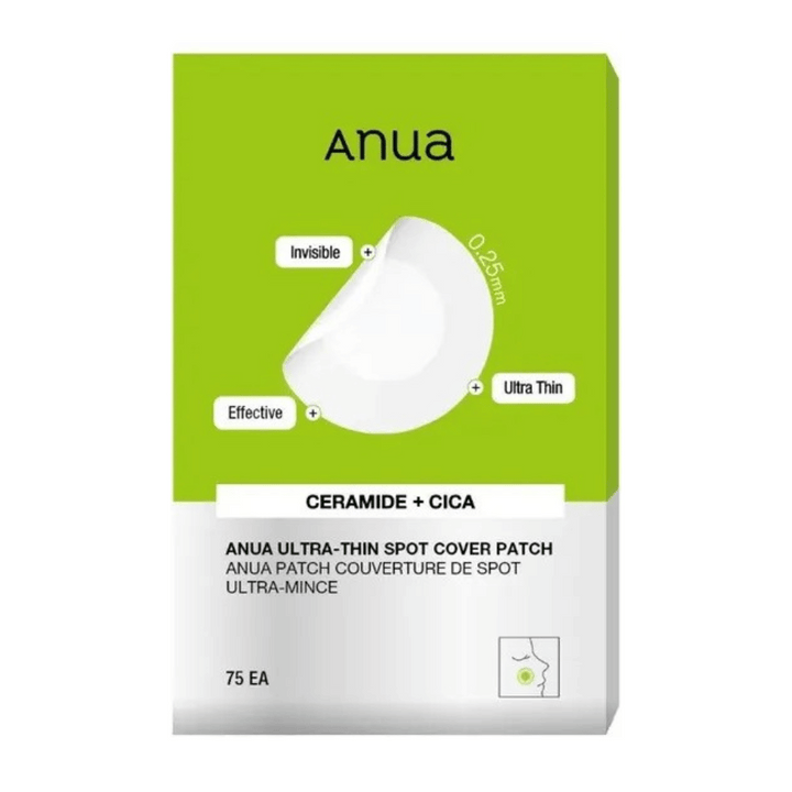 Anua Ultra-Thin Spot Cover Patch je ultratenká a neviditeľná liečba škvŕn s ceramidmi a Cica. Efektívne upokojuje podráždenú pokožku a chráni pred znečistením. Perfektné pre diskrétne použitie deň aj noc!