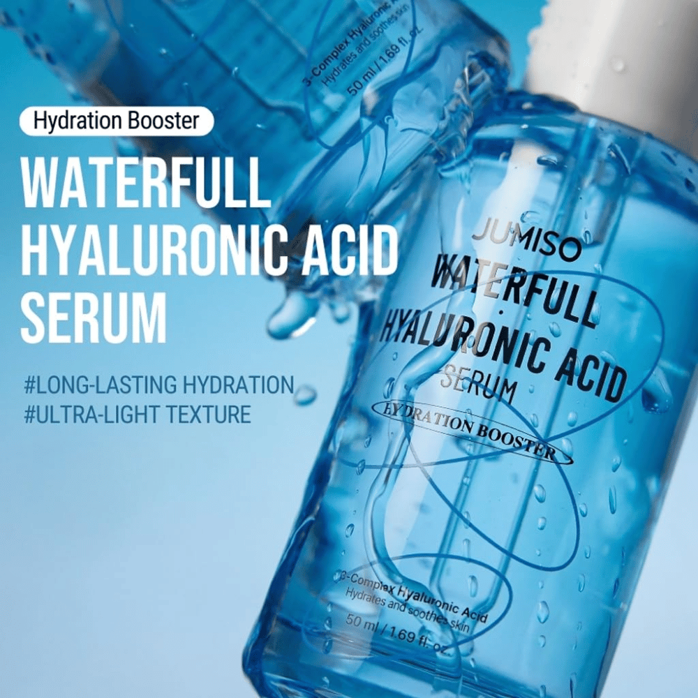 Jumiso Waterfull Hyaluronic Acid Serum – ultralehké kórejské hydratačné sérum s dlhotrvajúcou hydratáciou a rýchlou absorpciou