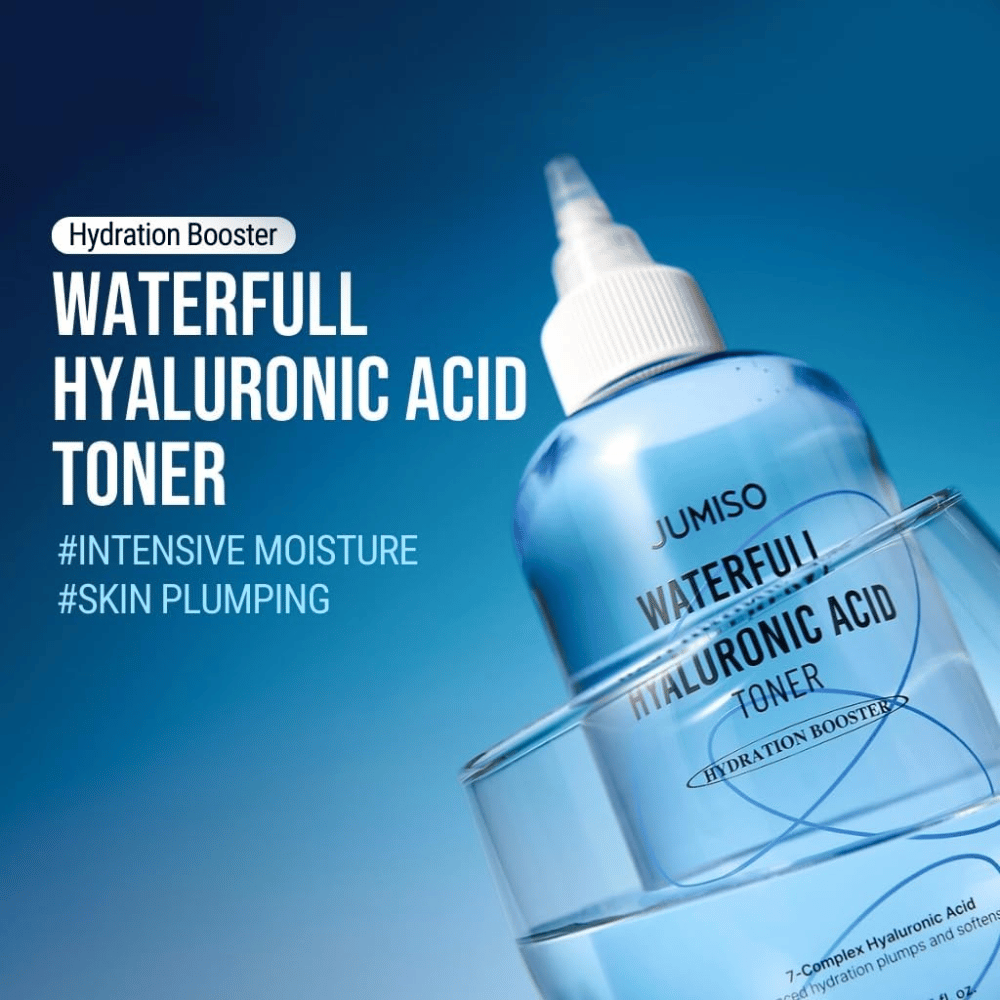 Jumiso Waterfull Hyaluronic Acid Toner – kórejský hydratačný toner pre intenzívnu hydratáciu a vypnutú pokožku s ľahkým, nelepivým pocitom
