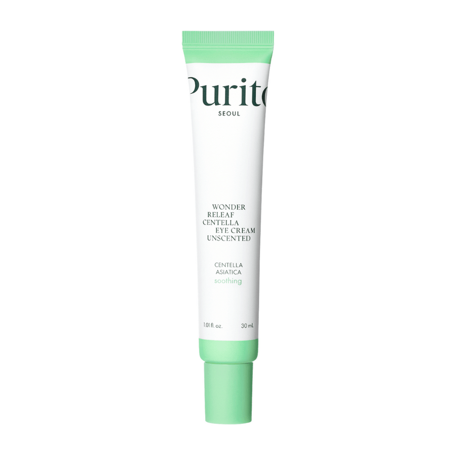 Purito Wonder Releaf Centella Eye Cream Unscented je jemný očný krém obohatený o extrakt z Centella Asiatica. Hydratuje a upokojuje citlivú pokožku okolo očí, zatiaľ čo posilňuje kožnú bariéru a minimalizuje jemné vrásky. Perfektné pre citlivú pokožku.
