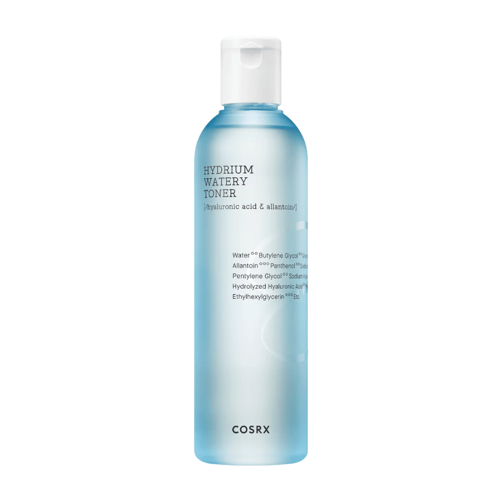 COSRX Hydrium Watery Toner 150ml s kyselinou hyalurónovou pre hydratačnú starostlivosť o pleť.