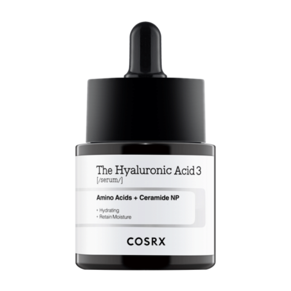 COSRX Hyaluronic Acid 3 Serum 20ml posilňuje hydratačnú bariéru pokožky.
