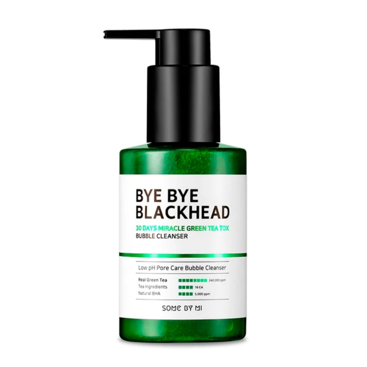 Bye Bye Blackhead 30 Days Miracle Green Tea Tox Bubble Cleanser 120g od SOME BY MI pre starostlivosť o pleť.