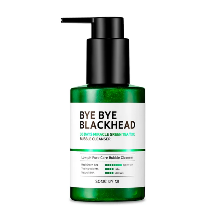 Bye Bye Blackhead 30 Days Miracle Green Tea Tox Bubble Cleanser 120g od SOME BY MI pre starostlivosť o pleť.