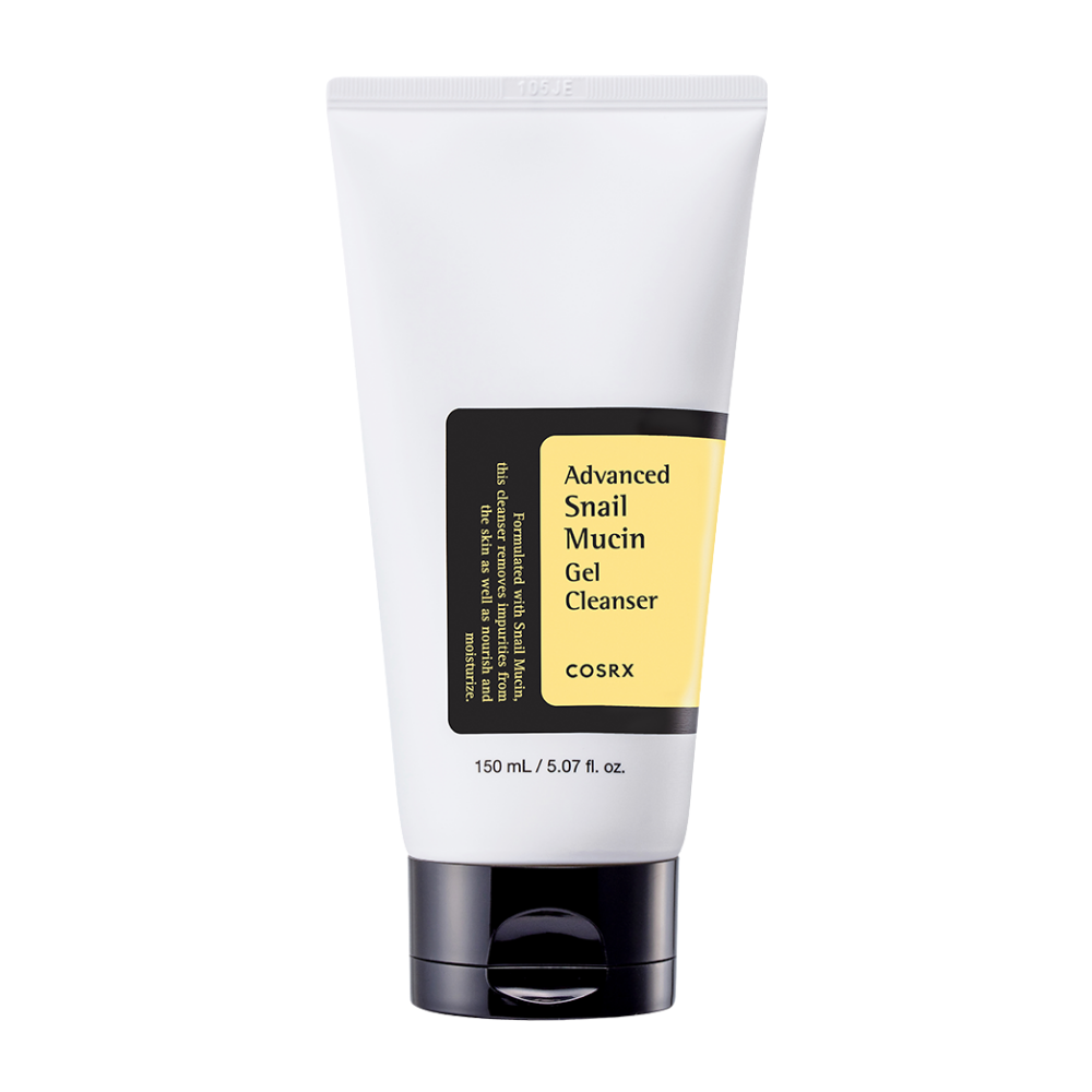 COSRX Advanced Snail Mucin Gel Cleanser 150ml regeneruje pokožku.