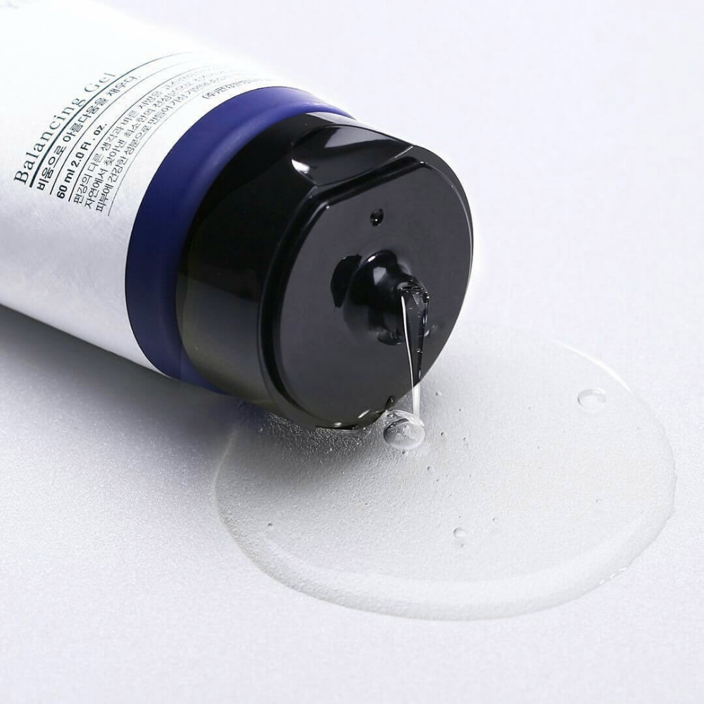 Fľaša Pyunkang Yul Balancing Gel 60ml s kvapkou vody na.