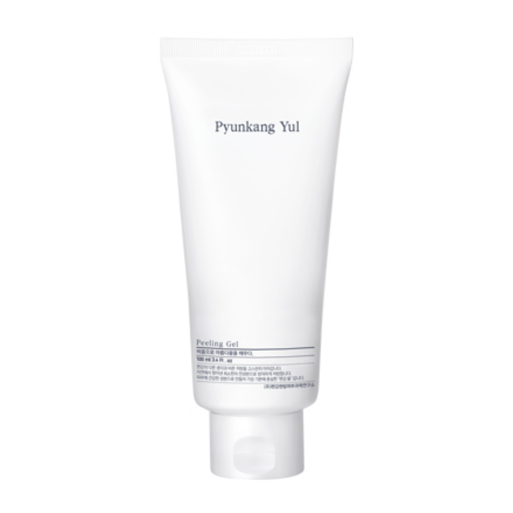 Tuba Pyunkang Yul Peeling Gel 100ml na bielom pozadí.