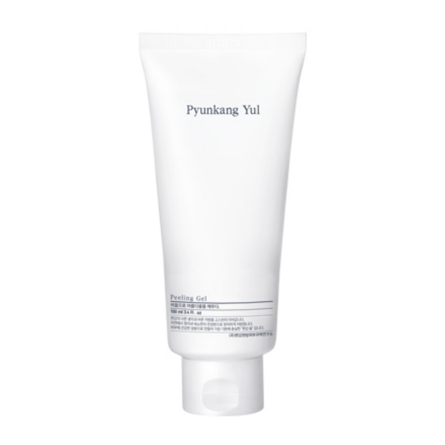 Tuba Pyunkang Yul Peeling Gel 100ml na bielom pozadí.