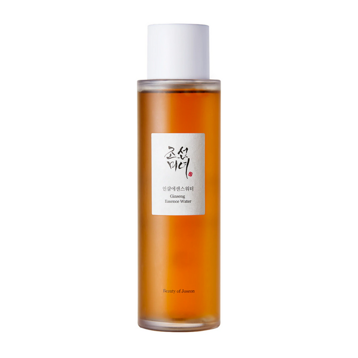 Fľaša Beauty of Joseon Ginseng Essence Water 150ml na bielom pozadí.