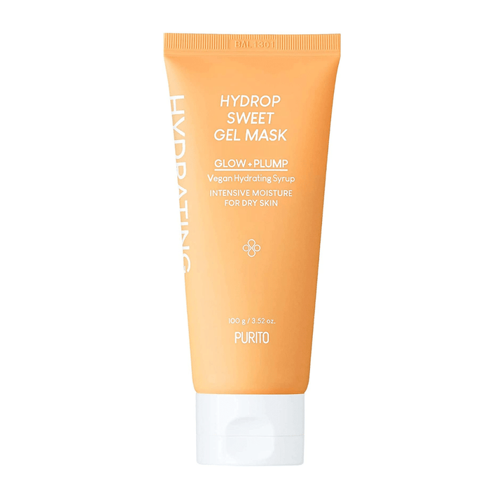 Jedna tuba PURITO Hydrop Sweet Gel Mask 100g na bielom pozadí.