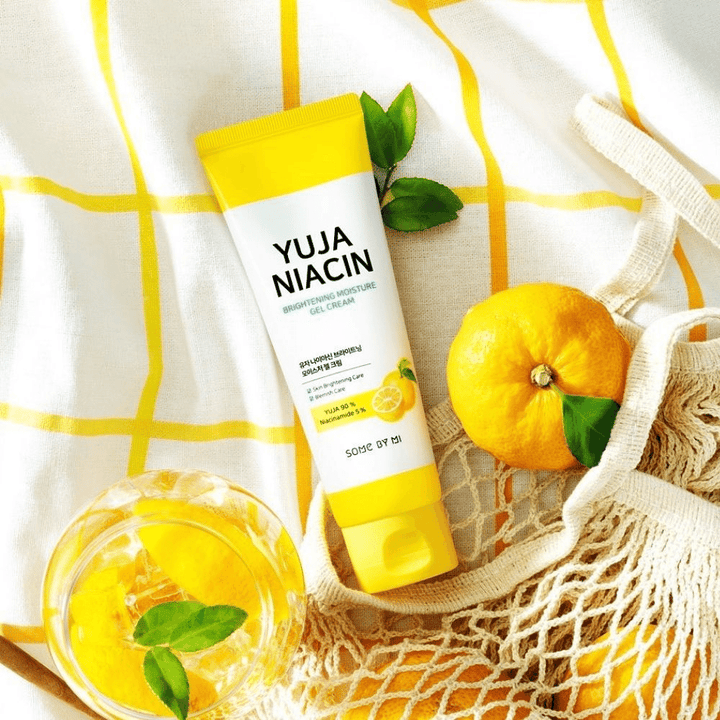 Some By Mi Yuja Niacin Brightening Moisture Gel Cream 100ml pre hydratáciu a pigmentové škvrny.